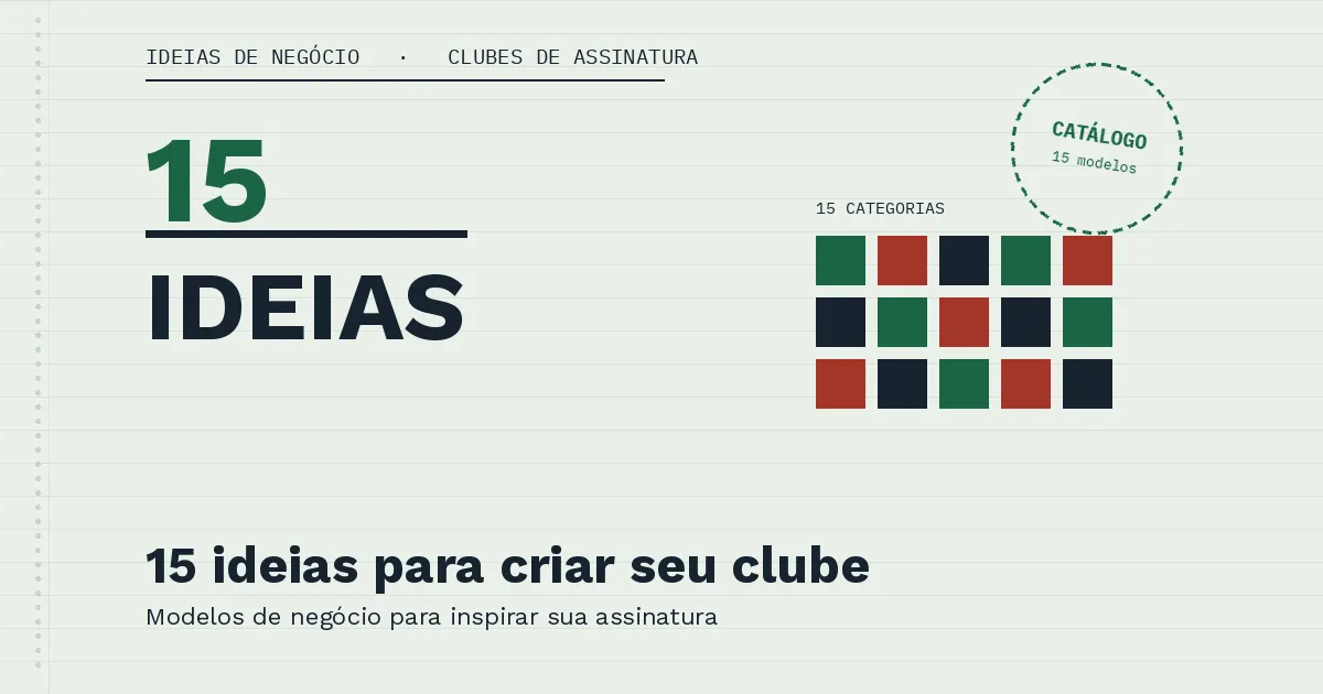 Imagem que representa 15 ideias para criar seu clube de assinatura